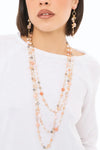 Collana lunga con pietre dure | MYA ACCESSORIES