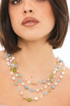 Collana a tre fili con perle in acrilico | MYA ACCESSORIES