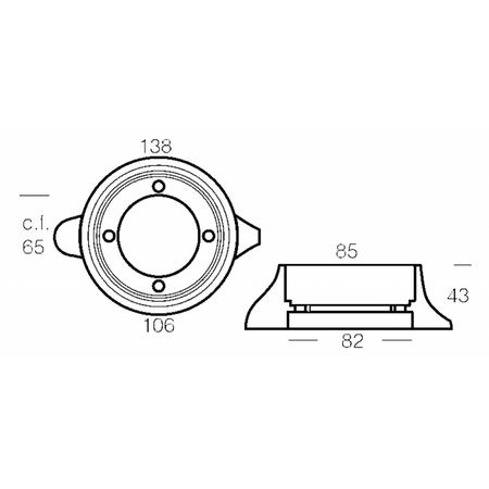 Collare Sea Drive 110 In Alluminio
