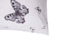 Completo letto lenzuola double face stampa digitale in cotone made in italy FARFALLE BIANCO-NERO/BIANCO