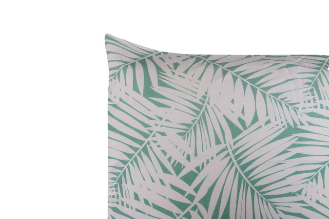 Completo letto lenzuola federe bifaccia double face stampa digitale in cotone made in italy  FELCI/BIANCO