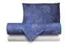 Completo letto lenzuola federe stampa digitale 100% cotone, made in italy OCEANO BLU/BIANCO