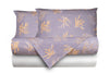 Completo letto lenzuola federe stampa digitale 100% cotone, made in italy  OCEANO GRIGIO/BIANCO - Vanita di raso