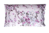 Completo letto lenzuola federe letto stampa fantasia 100% cotone Made in Italy FIORI ACQUARELLO VIOLA - SmartDecoHome