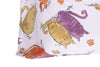 Completo letto lenzuola federe letto stampa fantasia 100% cotone Made in Italy GATTI ARANCIONE - SmartDecoHome