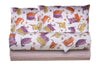 Completo letto lenzuola federe letto stampa fantasia 100% cotone Made in Italy GATTI ARANCIONE - SmartDecoHome