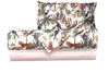 Completo letto lenzuola federe bifaccia double face stampa digitale in cotone made in italy  GIUNGLA/PANNA