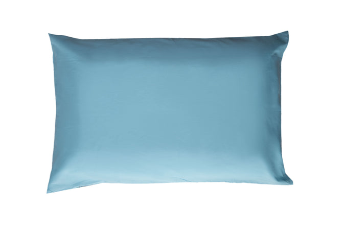 Completo letto lenzuola federe bifaccia double face stampa digitale in cotone made in italy RISVEGLIO DI PRIMAVERA/AZZURRO