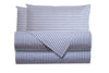 Completo letto lenzuola federe letto stampa fantasia 100% cotone Made in Italy RIGA MINI  AZZURRO - SmartDecoHome