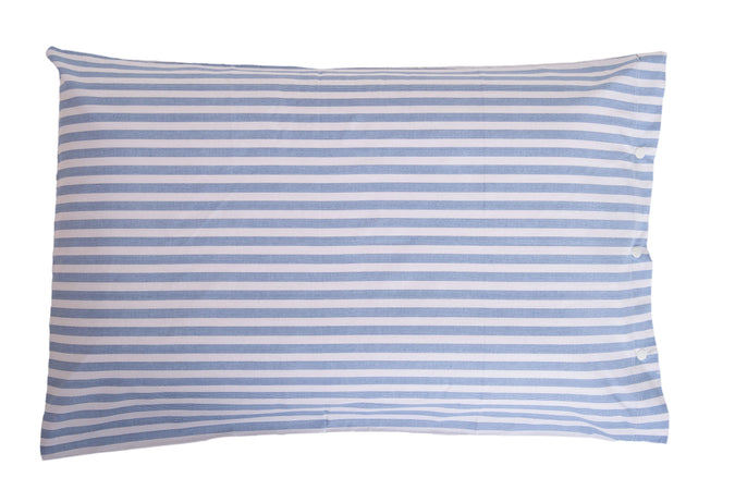 Completo letto lenzuola federe letto stampa fantasia 100% cotone Made in Italy RIGA MINI  AZZURRO - SmartDecoHome