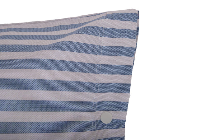 Completo letto lenzuola federe letto stampa fantasia 100% cotone Made in Italy RIGA MINI  AZZURRO - SmartDecoHome