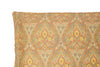 Completo letto lenzuola stampato stampa fantasia in raso di puro di cotone made in Italy MATRIMONIALE CACHEMIRE DORATO - Vanita di raso