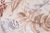 Completo letto lenzuola stampato stampa fantasia in raso di puro di cotone made in Italy MATRIMONIALE FOGLIE DIPINTE - Vanita di raso