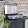 Barbecue a gas - COOK'IN GARDEN - Flavo 60 - autoportante - 3 bruciatori dritti in acciaio inox - 8,4 kW - Accensione piezzo