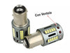 COPPIA LAMPADINE LED CON VENTOLA CANBUS NO ERRORE P21/5W 1157 BAY15D DOPPIO FILAMENTO ROSSO STOP