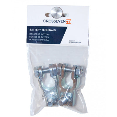 Coppia Morsetto Batt Zinc. M10+M10-