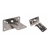 Coppia Supporti Inox Per Mensole