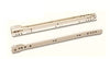 COPPIA DI GUIDE PER CASSETTI A ESTRAZIONE SEMPLICE CM 30 AVORIO 24400.00