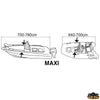 Copribarca Maxi Telo Copri Barca 600D Blu 700/780X L 400