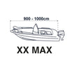 Copribarca Xxmax Telo Copri Barca Universali. Lux Per Barche Lungh. Cm. 950-1000 Largh. Max. Cm 500