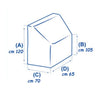 Copriconsolle M 120-105-70 Spesso 0,15