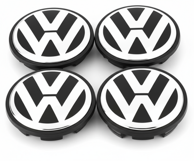 4 Tappi Volkswagen mozzo Cerchi in Lega Coprimozzo 65mm Borchie