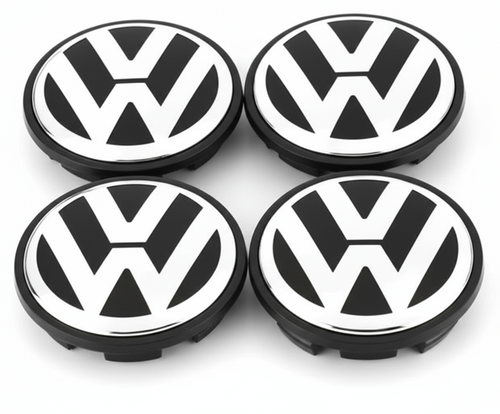 4 Tappi Volkswagen mozzo Cerchi in Lega Coprimozzo 65mm Borchie
