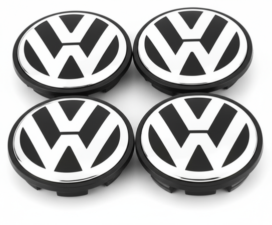 4 Tappi Volkswagen mozzo Cerchi in Lega Coprimozzo 65mm Borchie