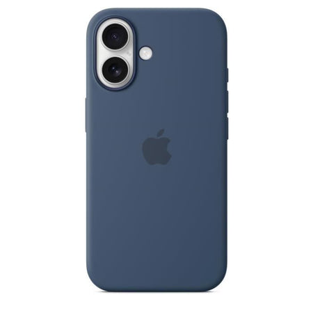 APPLE iPhone 16 - Custodia in silicone con MagSafe - Denim