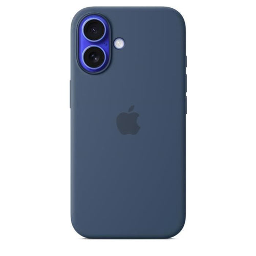 APPLE iPhone 16 - Custodia in silicone con MagSafe - Denim