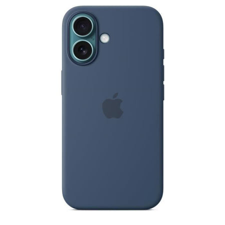 APPLE iPhone 16 - Custodia in silicone con MagSafe - Denim