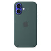 APPLE iPhone 16 - Custodia in silicone con MagSafe - Verde lago