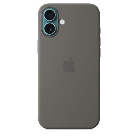 APPLE iPhone 16 Plus - Custodia in silicone con MagSafe - Grigio pietra