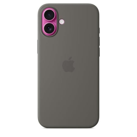 APPLE iPhone 16 Plus - Custodia in silicone con MagSafe - Grigio pietra