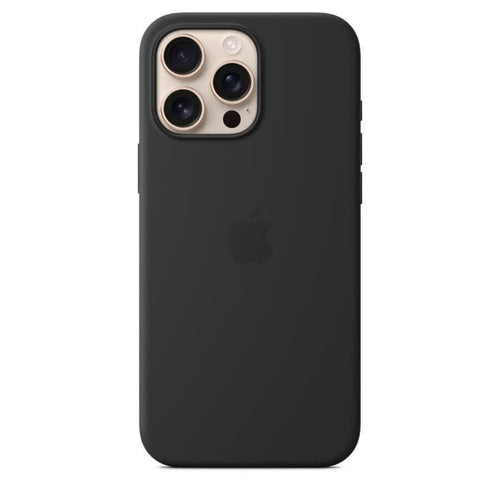APPLE iPhone 16 Pro Max - Custodia in silicone con MagSafe - Nera