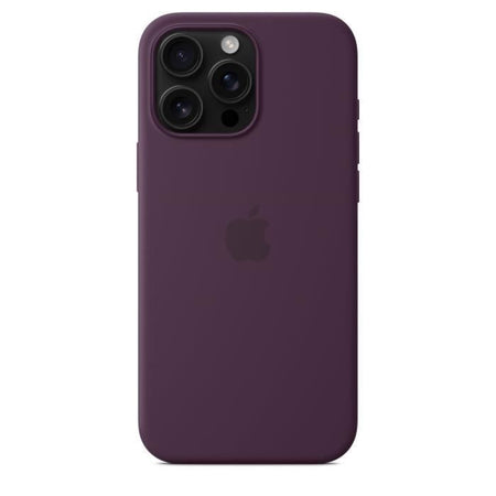 APPLE iPhone 16 Pro Max - Custodia in silicone con MagSafe - Prugna