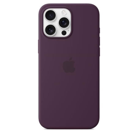 APPLE iPhone 16 Pro Max - Custodia in silicone con MagSafe - Prugna