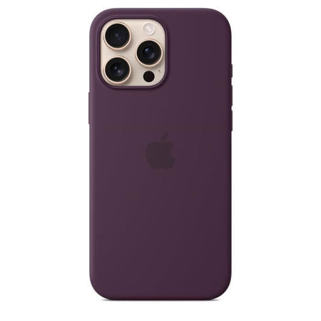 APPLE iPhone 16 Pro Max - Custodia in silicone con MagSafe - Prugna