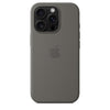 APPLE iPhone 16 Pro - Custodia in silicone con MagSafe - Grigio pietra
