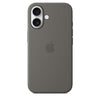 APPLE iPhone 16 - Custodia in silicone con MagSafe - Grigio pietra