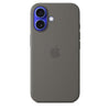 APPLE iPhone 16 - Custodia in silicone con MagSafe - Grigio pietra
