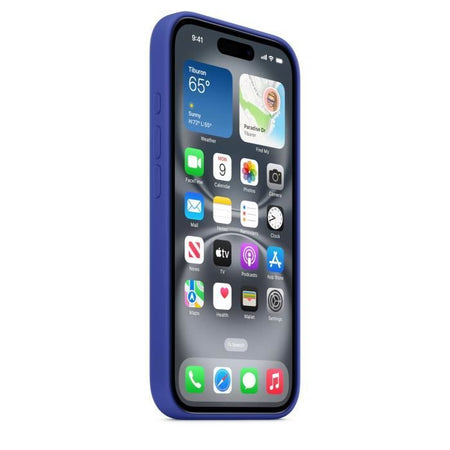 APPLE iPhone 16 - Custodia in silicone con MagSafe - Blu oltremare