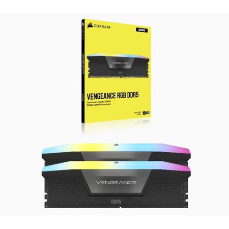 RAM Memory - Corsair - Revenge RGB DDR5 - 32GB 2x16GB Dimm - 5600 MHz - 1.25V - nero (CMH32GX5M2B5600C40K)