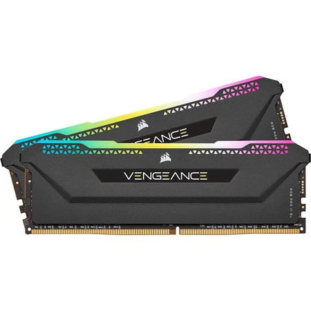 Memoria per PC CORSAIR DDR4 - VENGEANCE RGB PRO - 16 GB (2x8 GB) - 3600 Mhz - CAS 18 - Nero (CMH16GX4M2D3600C18)