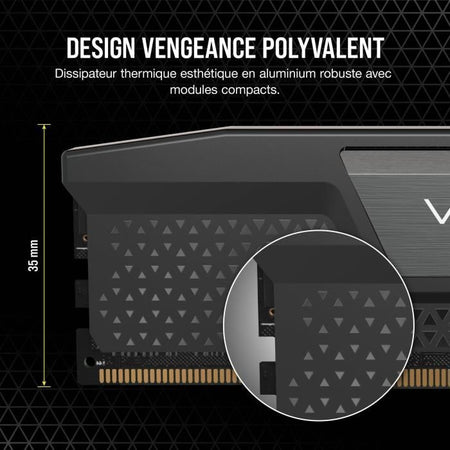 CORSAIR Vengeance 16 GB 1x16 GB - DDR5 5200 MHz - CAS40 - Nero (CMK16GX5M1B5200C40)