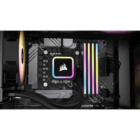 Memoria RAM - CORSAIR - Dominator Titanium RGB DDR5 - 64GB 2x32GB DIMM - 6600 MT/s - Intel XMP 3.0 - 1,40 V - Nero (CMP64GX5M2X6600C3