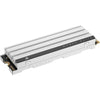 Unità SSD interna - CORSAIR - MP600 ELITE 1TB Gen4 PCIe x4 NVMe M.2 SSD ottimizzata per PS5 con dissipatore di calore LP - Bianco
