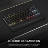 Tastiera da gioco - CORSAIR - K70 Core TKL Wireless - RGB, interruttori MLX Red v2