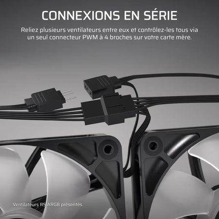 Ventola PWM da 120 mm - CORSAIR - RS120 - Bianca