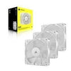 Confezione da 3 ventole PWM da 120 mm - CORSAIR - RS120 - Bianco